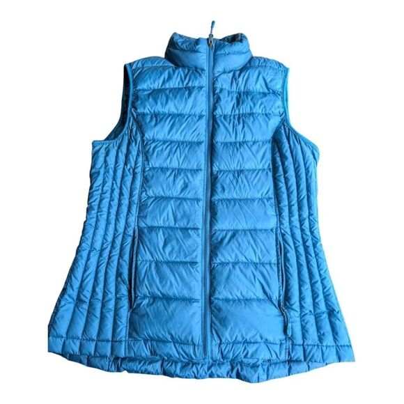 32 degrees Down/feather filled size s blue vest jacket - Picture 1 of 6